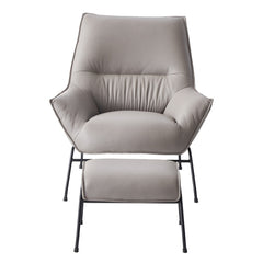 ACME Jabel Accent Chair & Ottoman – side view – Lusso Furniture Miami