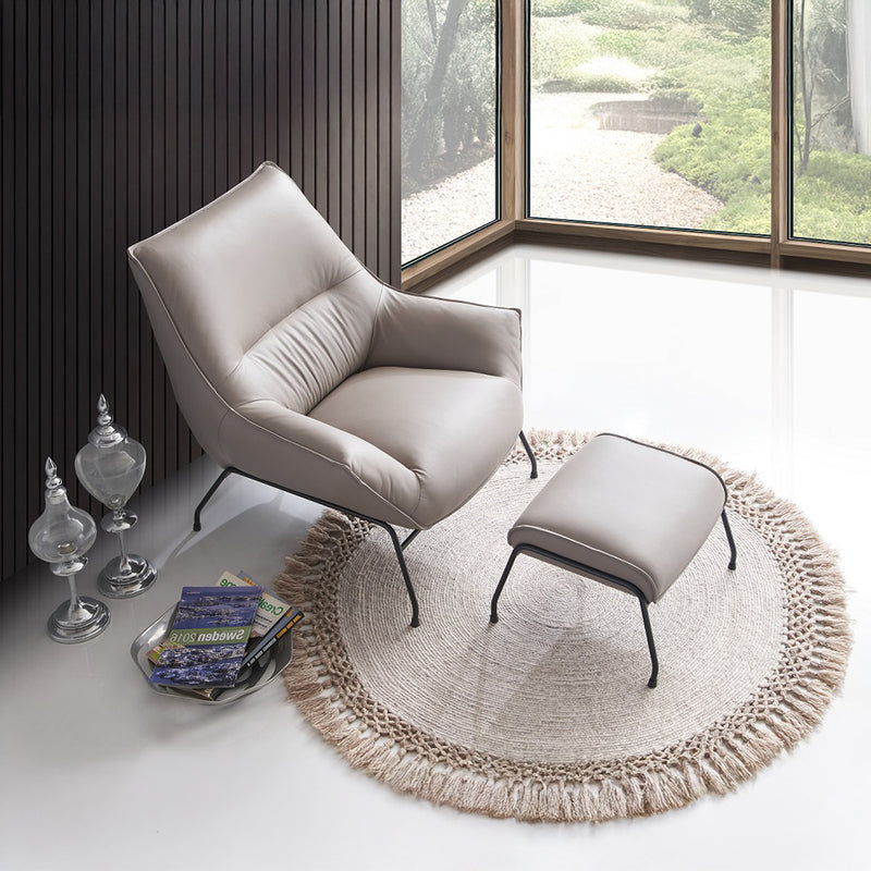 ACME Jabel Accent Chair & Ottoman-zoom-