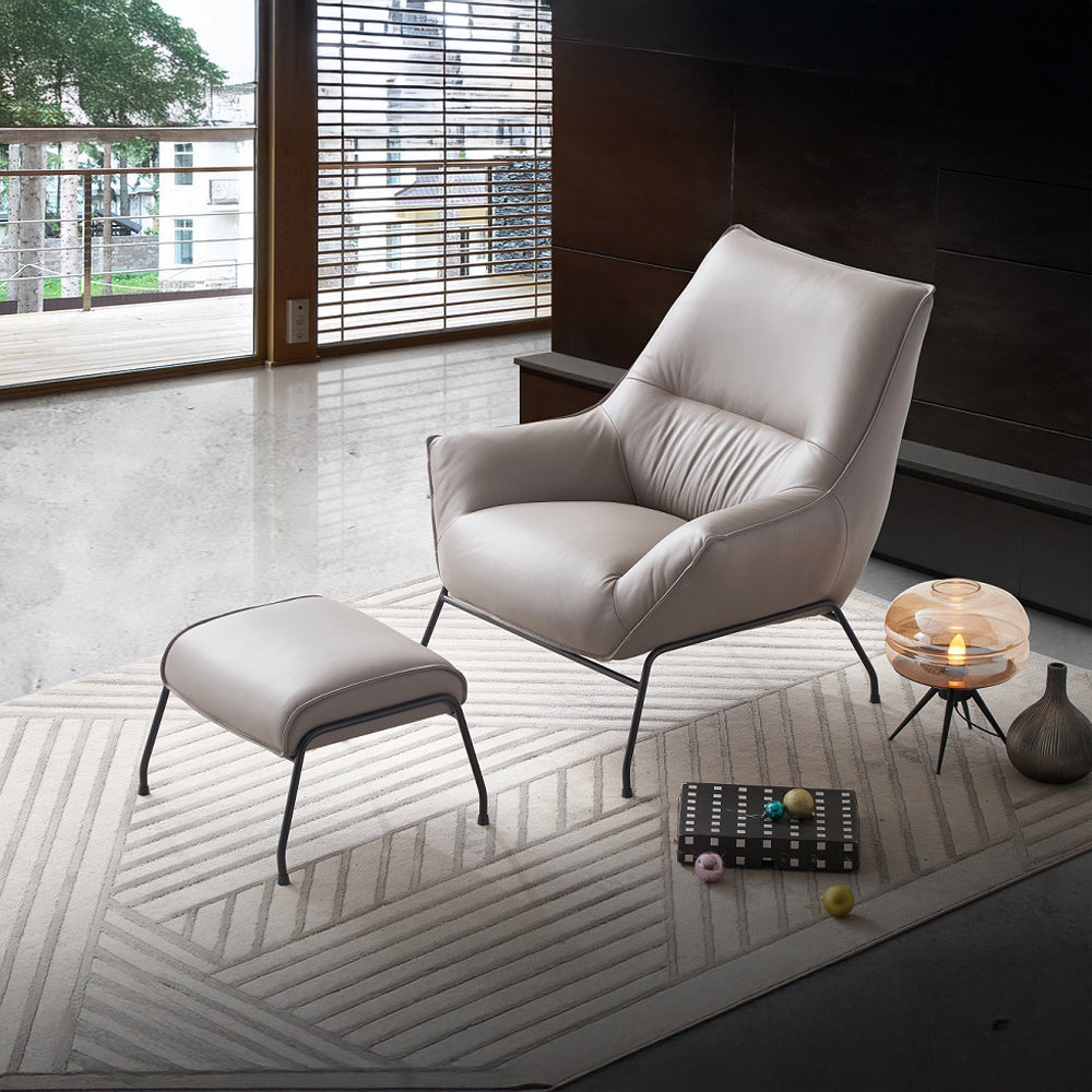 ACME Jabel Accent Chair & Ottoman – finish detail – Lusso Furniture Miami