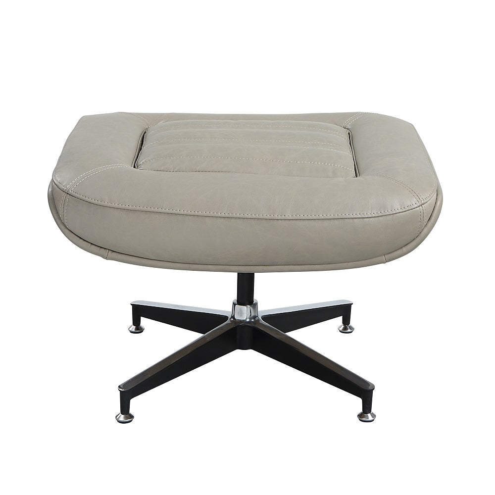 ACME Piran Ottoman – side view – Lusso Furniture Miami