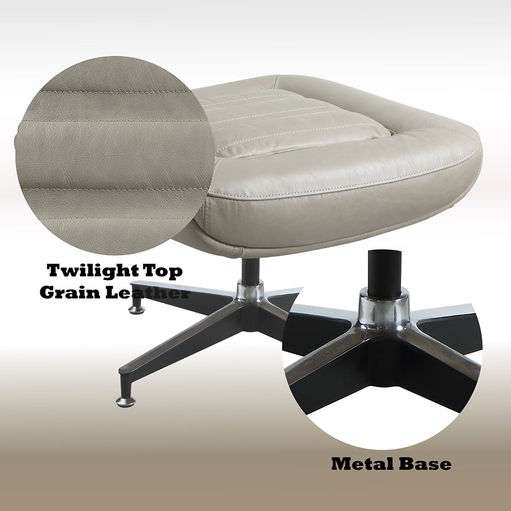 ACME Piran Ottoman – back view – Lusso Furniture Miami
