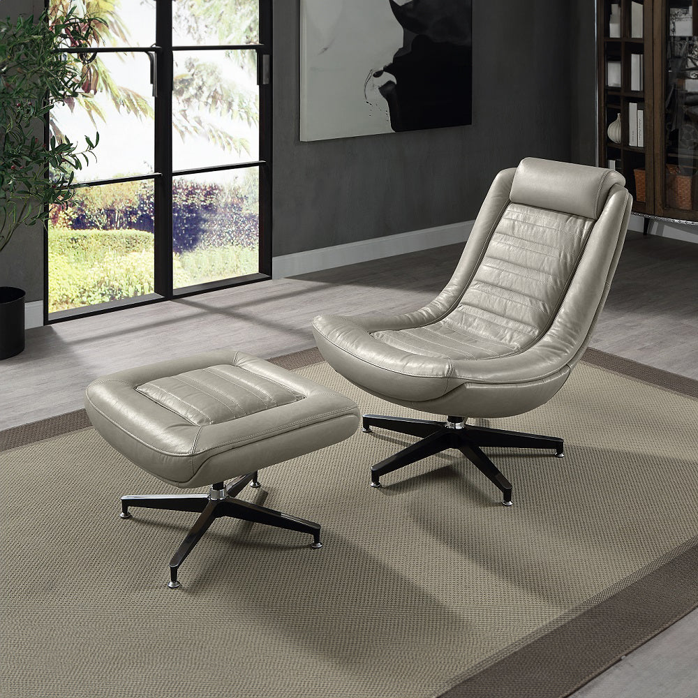 ACME Piran Ottoman – detail – Lusso Furniture Miami