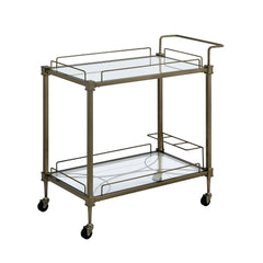 ACME Aditya Serving Cart – angle view – Lusso Furniture Miami