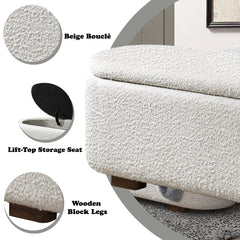 ACME Sandro Storage Bench – top view – Lusso Furniture Miami