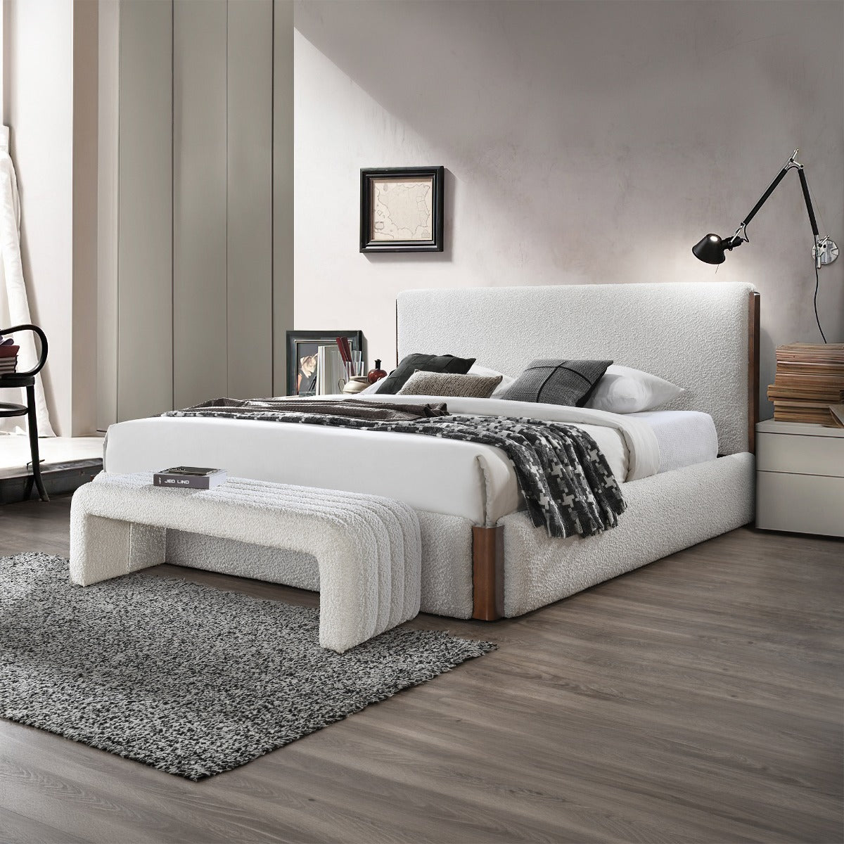 ACME Sandro Bench – angle view – Lusso Furniture Miami