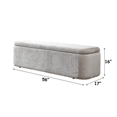 ACME Orane Storage Bench – back view – Lusso Furniture Miami