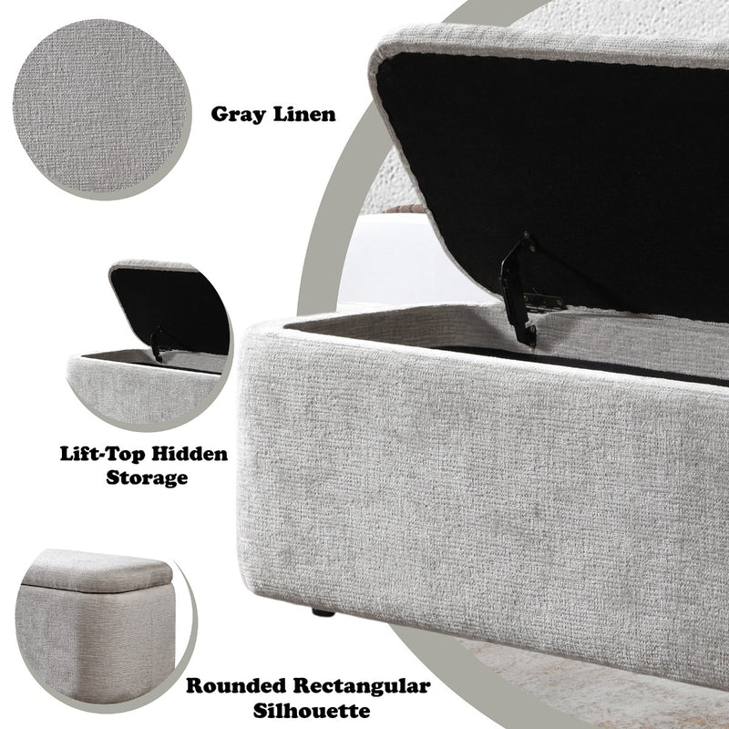 ACME Orane Storage Bench-zoom-