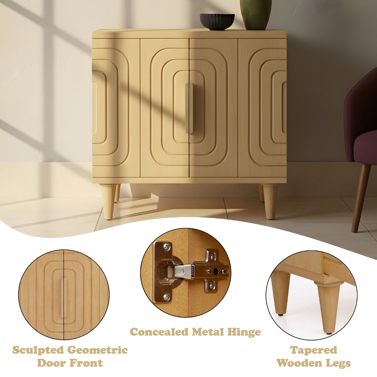 ACME Lore Cabinet – view 14 – Lusso Furniture Miami