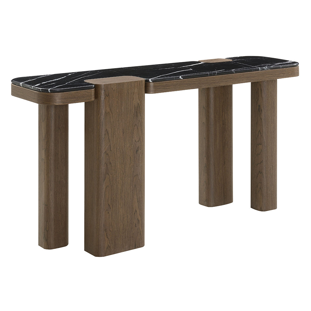 ACME Dana Console Table – angle view – Lusso Furniture Miami