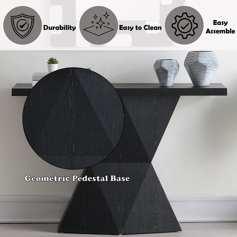 ACME Dara Console Table – back view – Lusso Furniture Miami