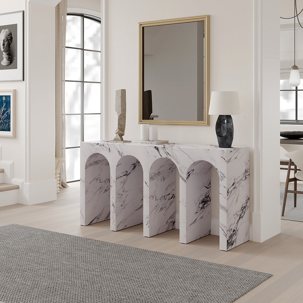ACME Fritzy Console Table – front view – Lusso Furniture Miami