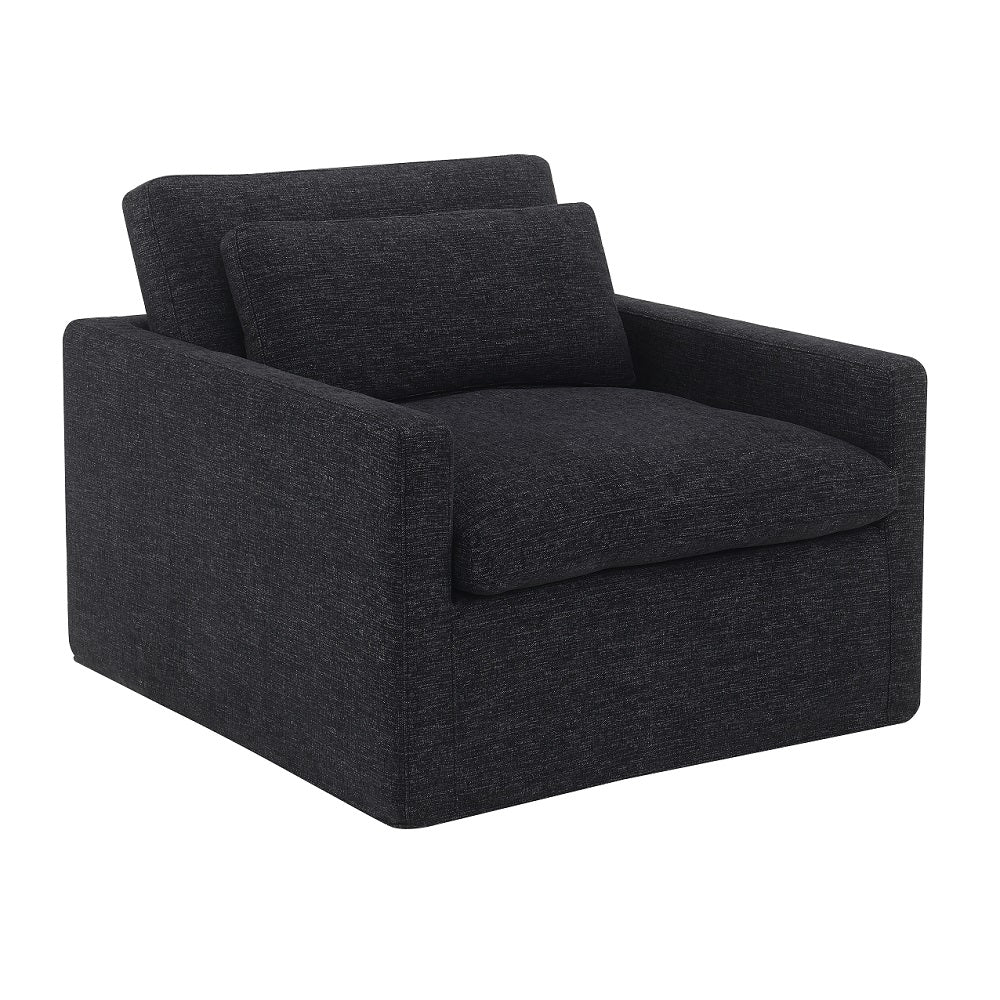 ACME Frederick Swivel Chair – angle view – Lusso Furniture Miami
