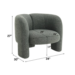 ACME Pemba Accent Chair – top view – Lusso Furniture Miami
