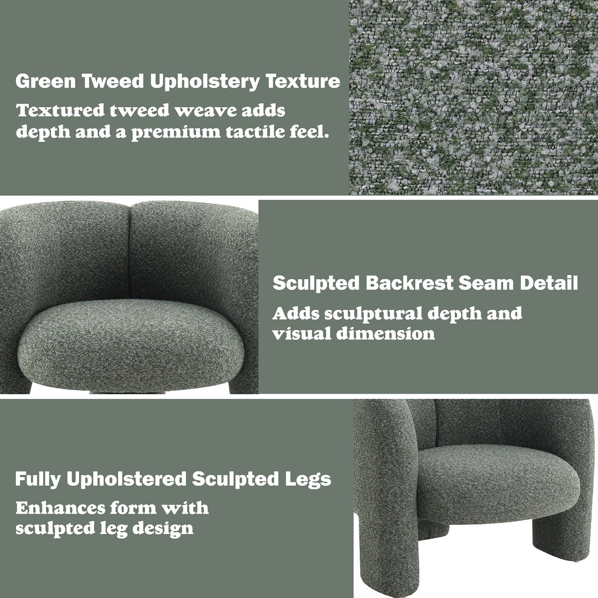 ACME Pemba Accent Chair – close-up – Lusso Furniture Miami