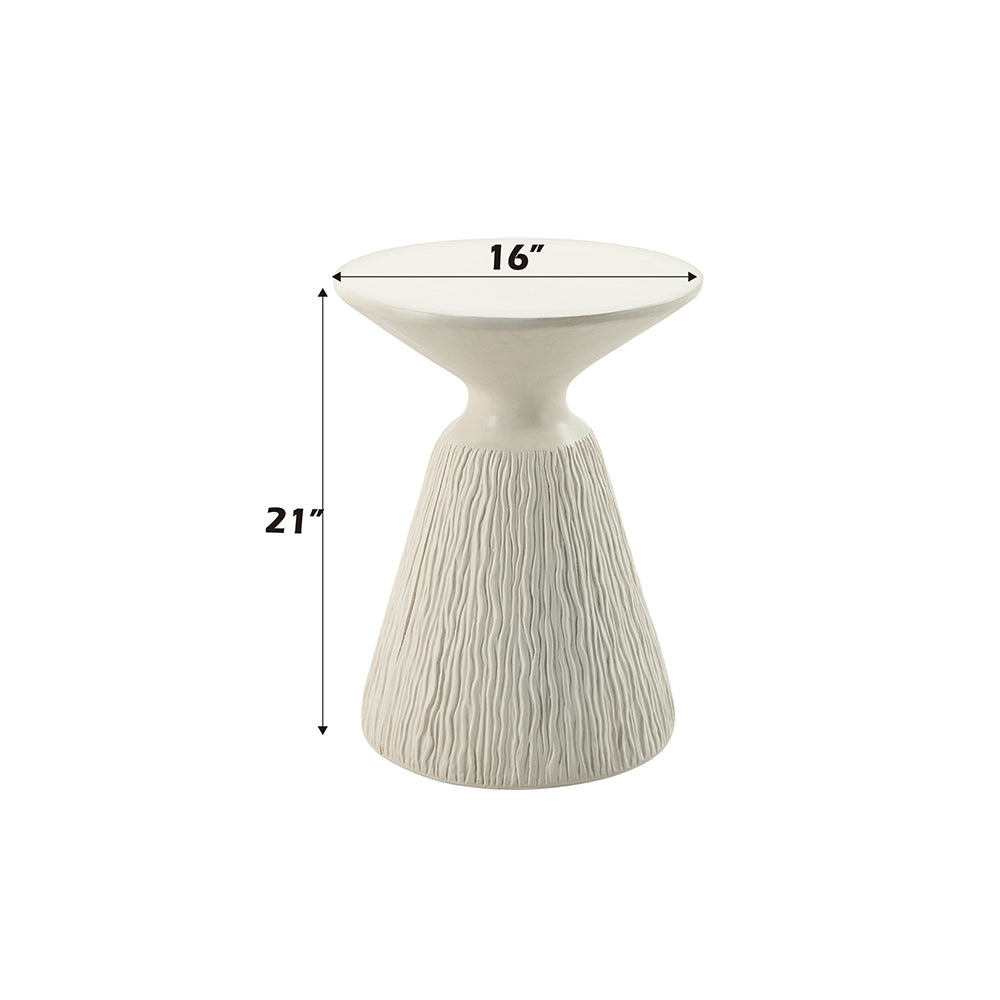 ACME Duane Accent Table – side view – Lusso Furniture Miami