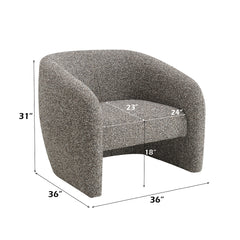 ACME Livia Accent Chair – top view – Lusso Furniture Miami