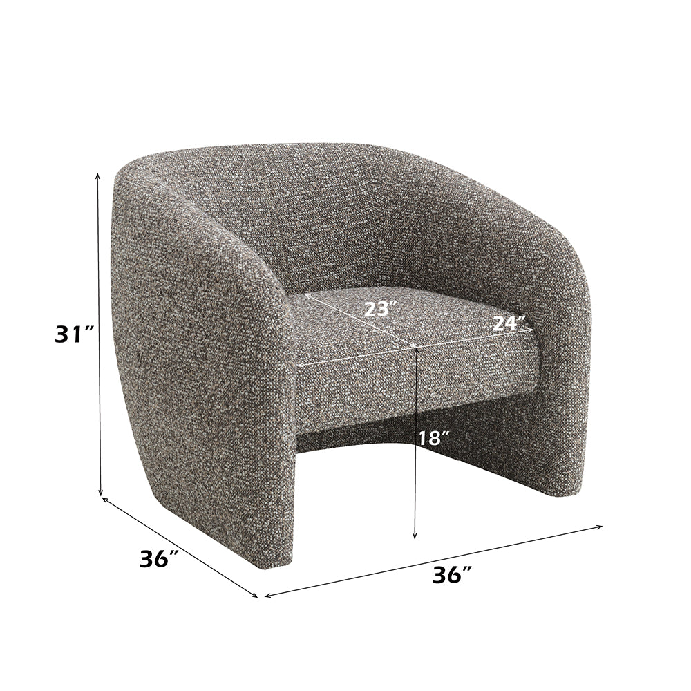 ACME Livia Accent Chair – top view – Lusso Furniture Miami