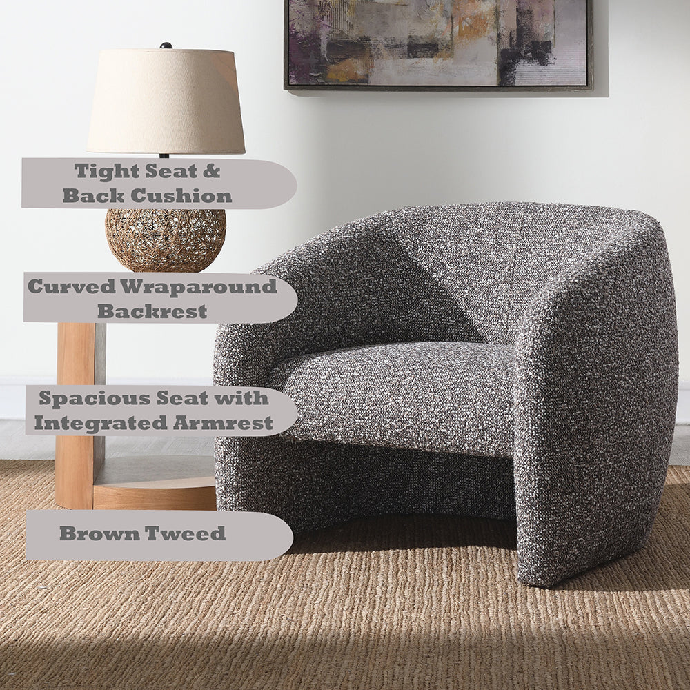 ACME Livia Accent Chair – close-up – Lusso Furniture Miami