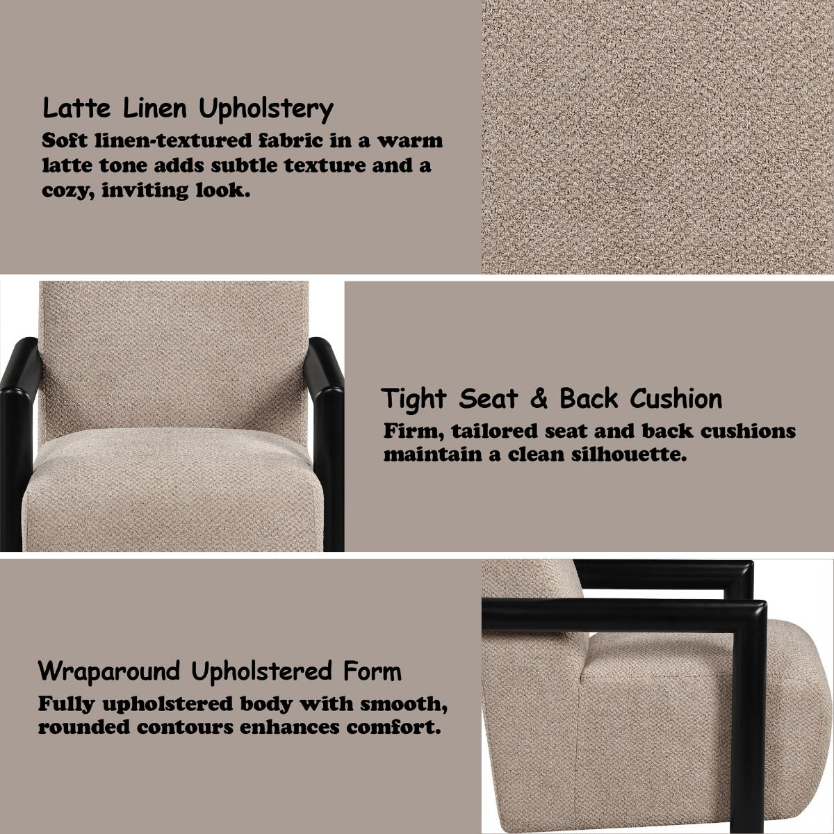 ACME Jetta Accent Chair – top view – Lusso Furniture Miami