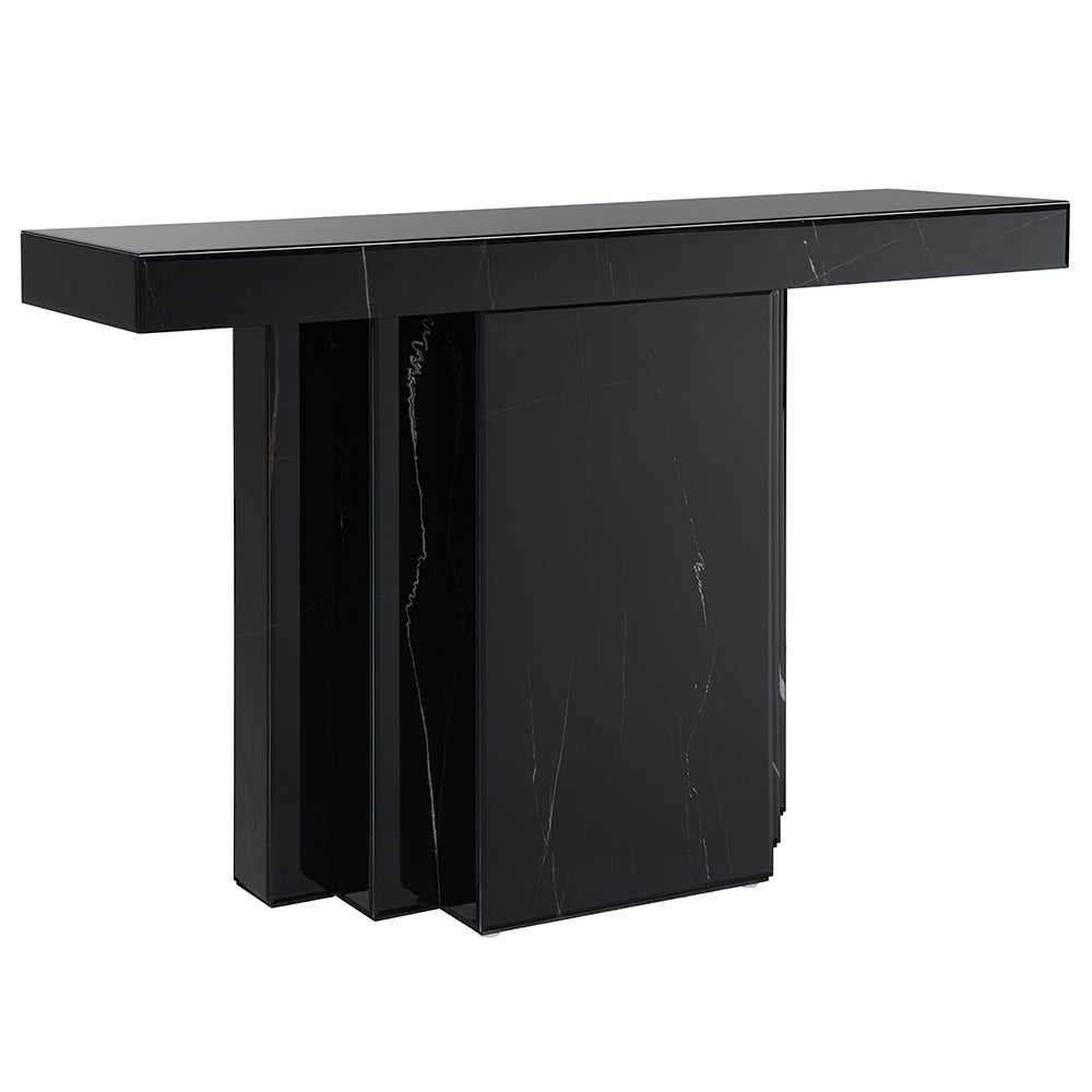ACME Drisana Console Table – angle view – Lusso Furniture Miami