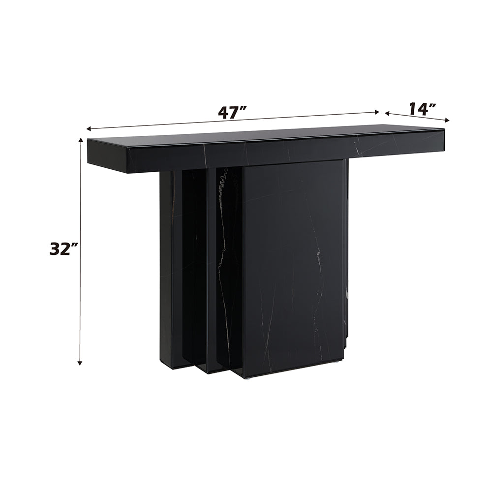 ACME Drisana Console Table – room setting – Lusso Furniture Miami