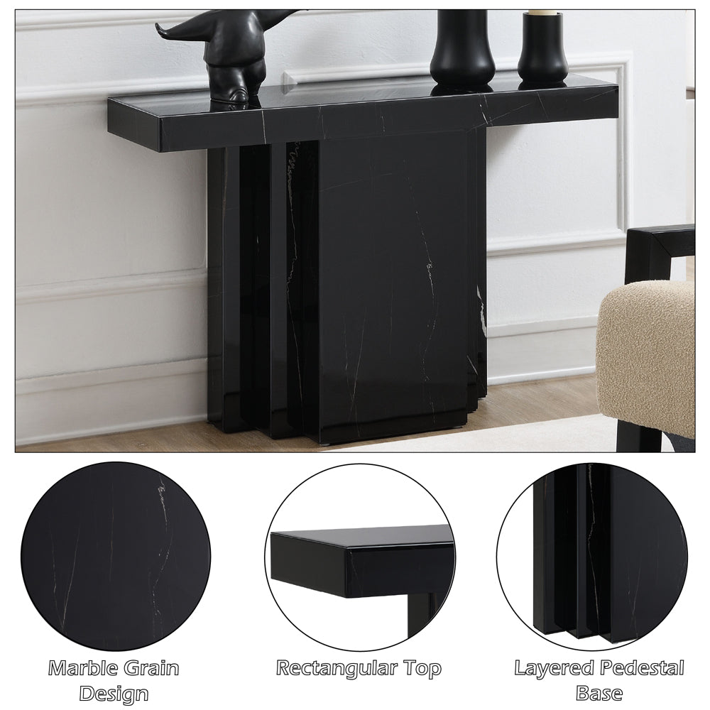ACME Drisana Console Table – back view – Lusso Furniture Miami
