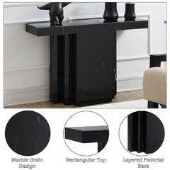 ACME Drisana Console Table – back view – Lusso Furniture Miami