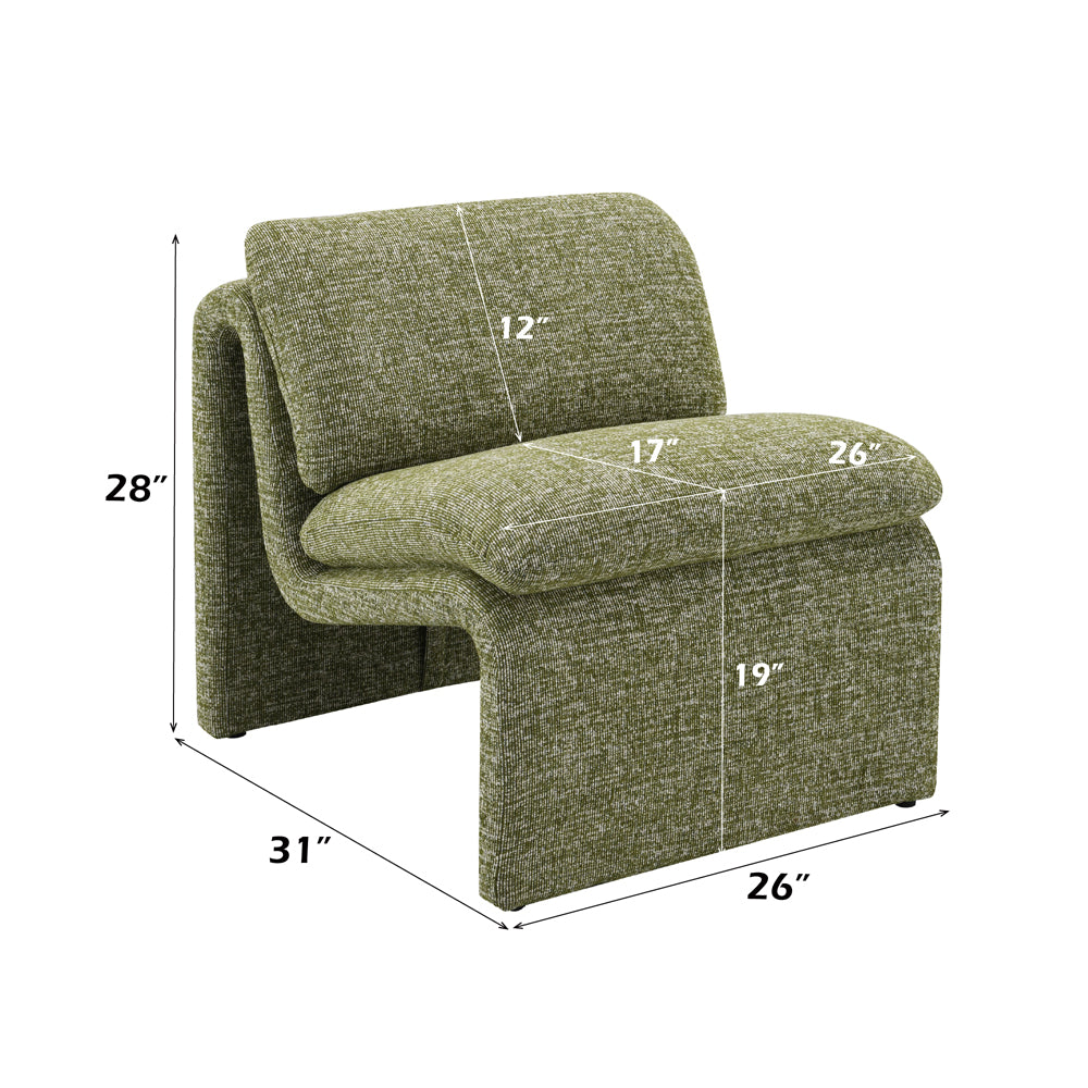 ACME Jaeda Accent Chair – close-up – Lusso Furniture Miami
