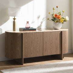 ACME Markku Console Table – front view – Lusso Furniture Miami
