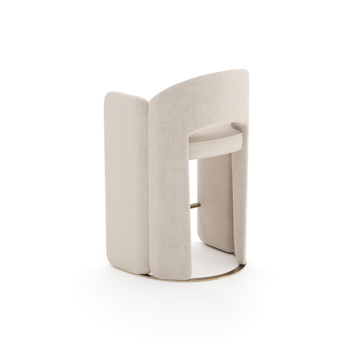 Caracole Overlap Counter Stool – room setting – Lusso Furniture Miami