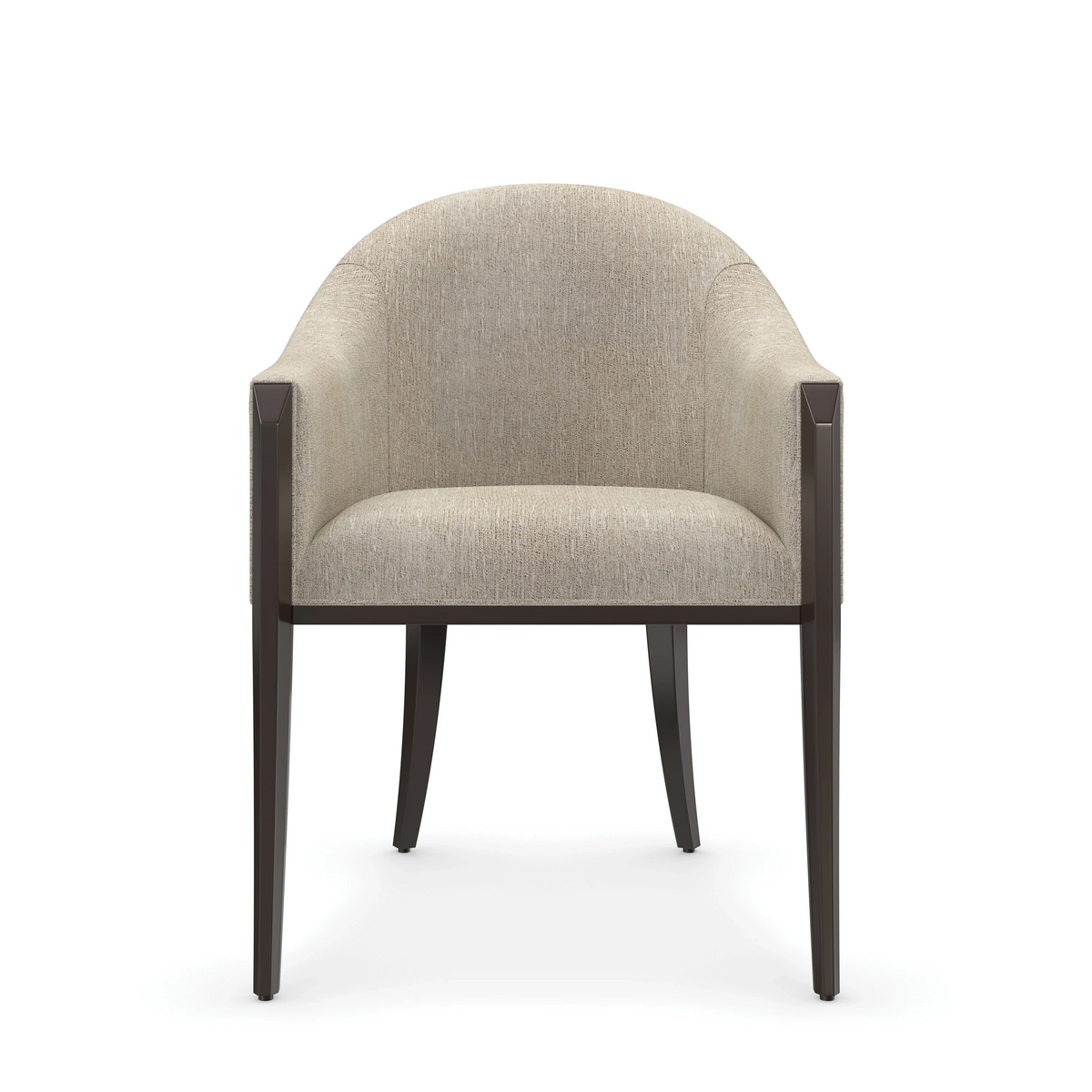 Caracole Next Course Dining Chair – front view – Lusso Furniture Miami