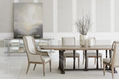 Caracole Dinner Circuit Dining Table – angle view – Lusso Furniture Miami