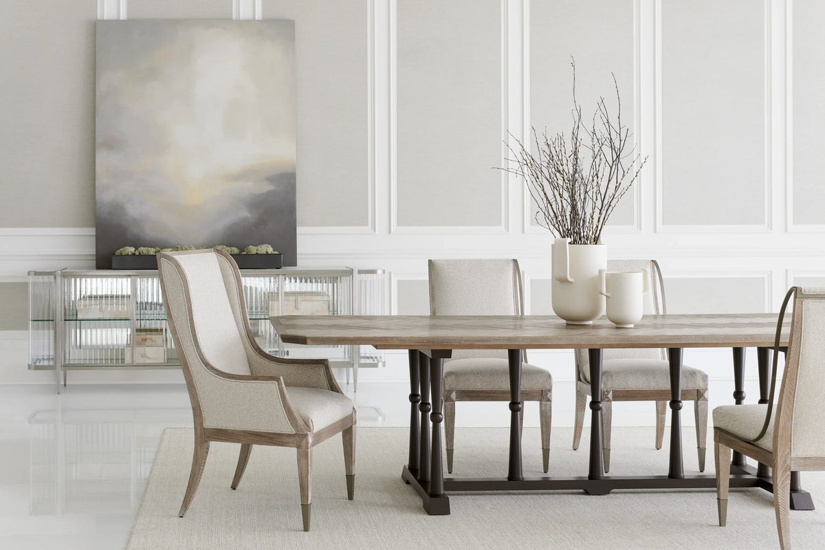 Caracole Dinner Circuit Dining Table – angle view – Lusso Furniture Miami
