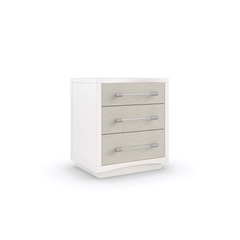 Caracole Clarity Nightstand – side view – Lusso Furniture Miami