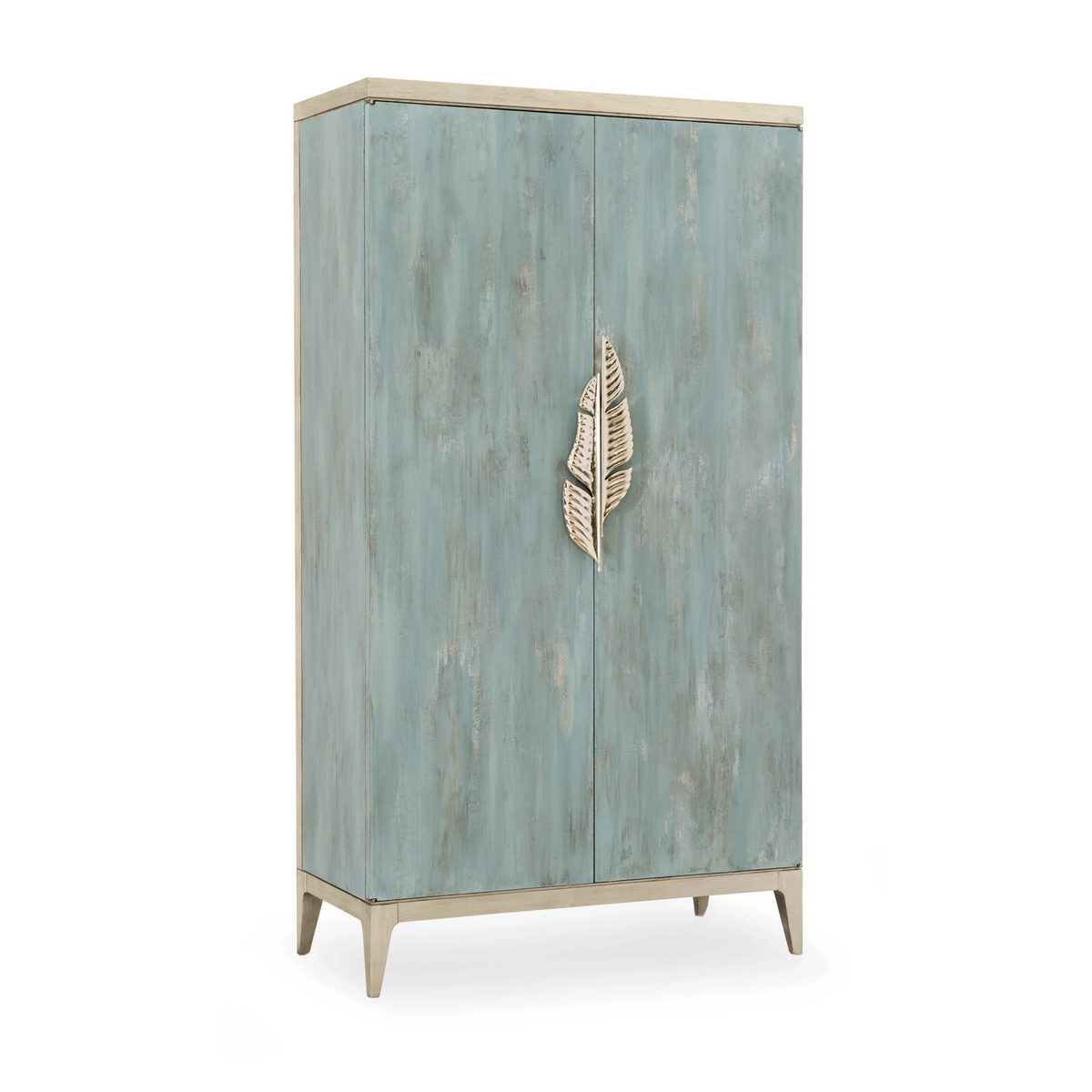 Caracole Watercolours Armoire – front view – Lusso Furniture Miami