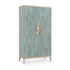 Caracole Watercolours Armoire – front view – Lusso Furniture Miami