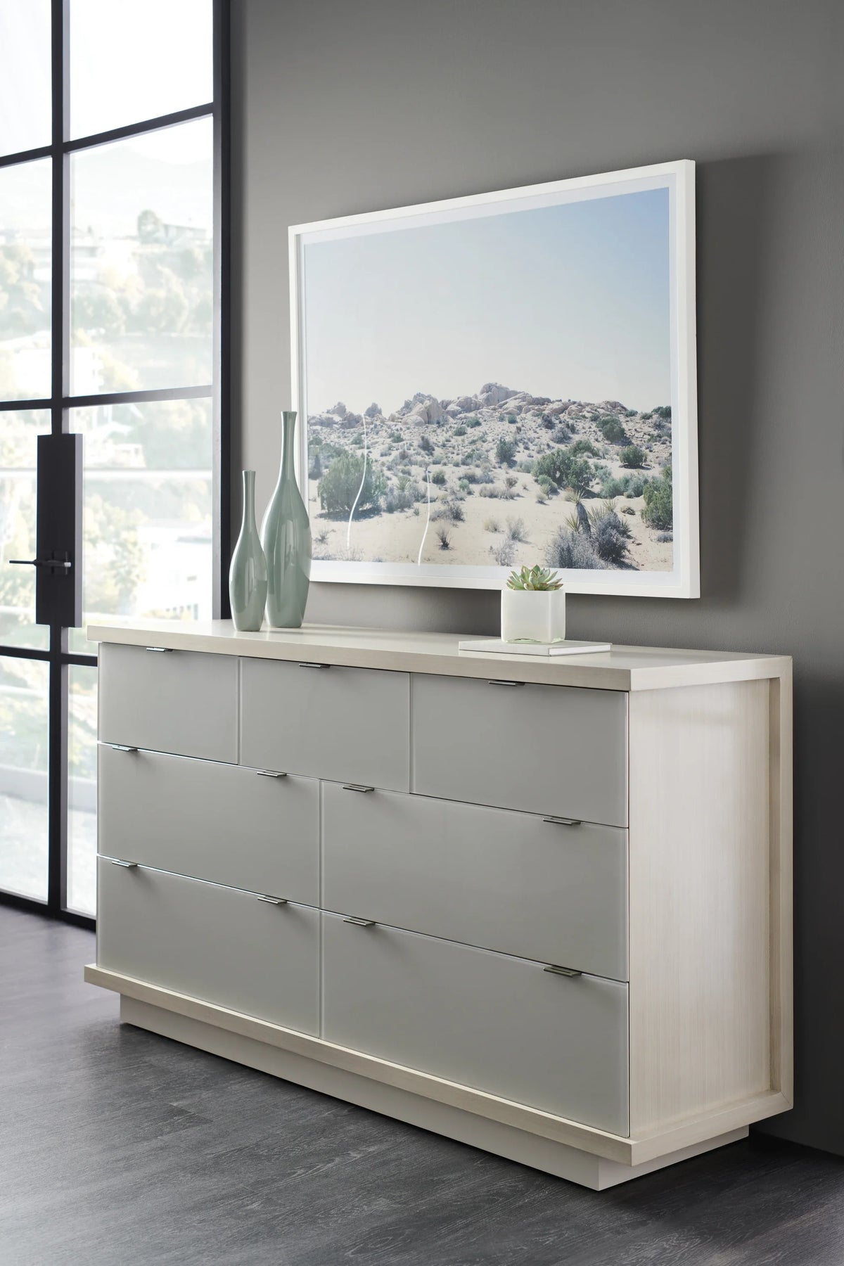 Caracole Expressions Dresser – angle view – Lusso Furniture Miami