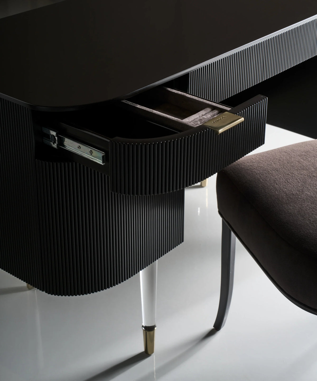 Caracole Love Desk – detail – Lusso Furniture Miami