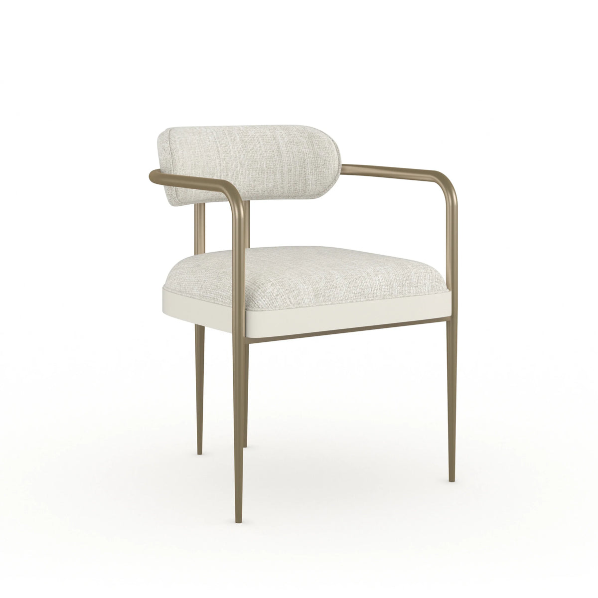 Caracole Emphasis Dining Chair – side view – Lusso Furniture Miami
