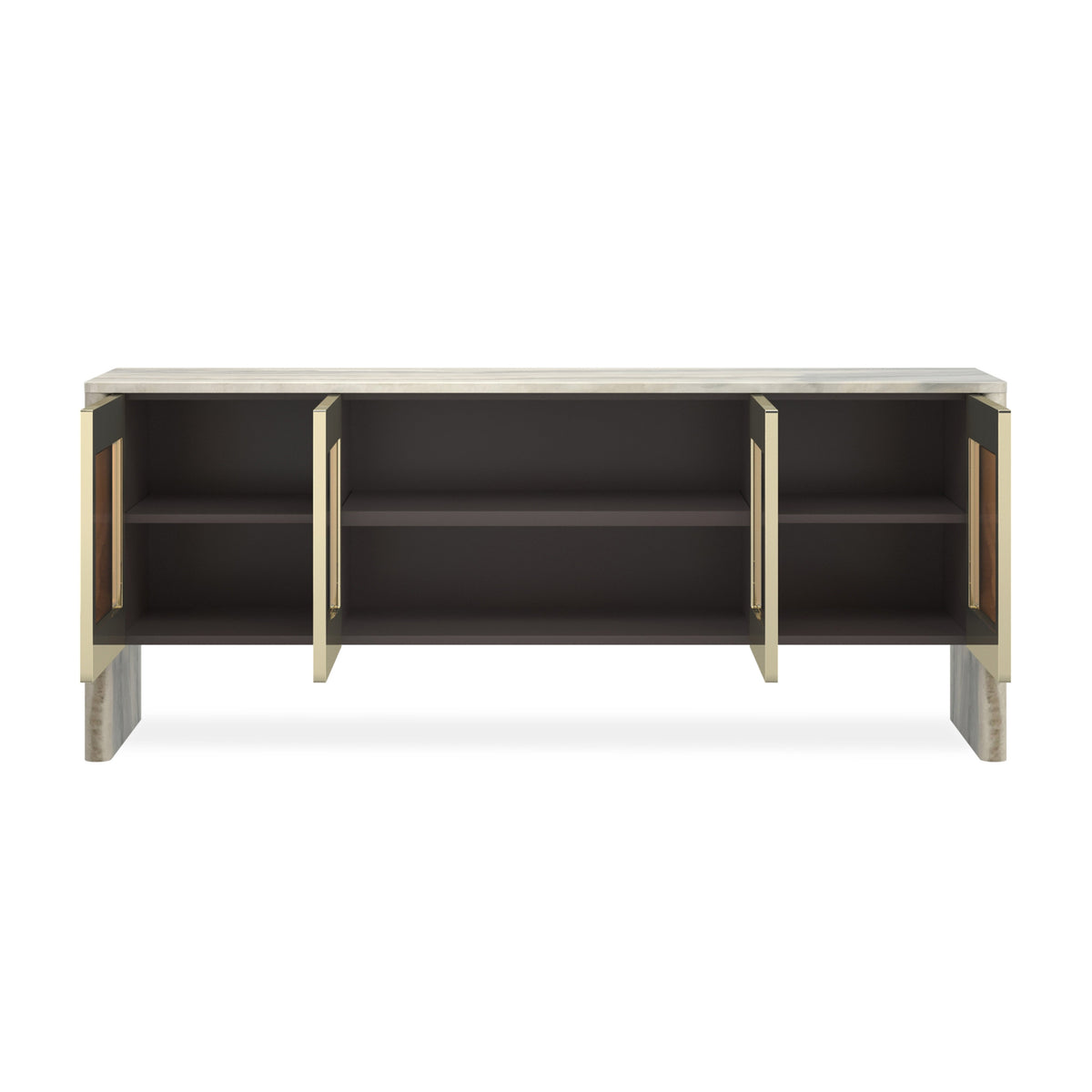 Caracole Sojourn Sideboard – top view – Lusso Furniture Miami