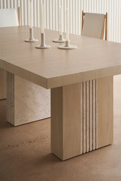 Caracole Unity Light Dining Table – room setting – Lusso Furniture Miami