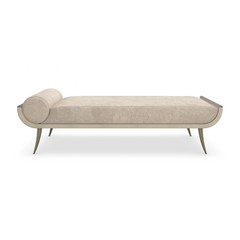 Caracole Nice Chaise – front view – Lusso Furniture Miami