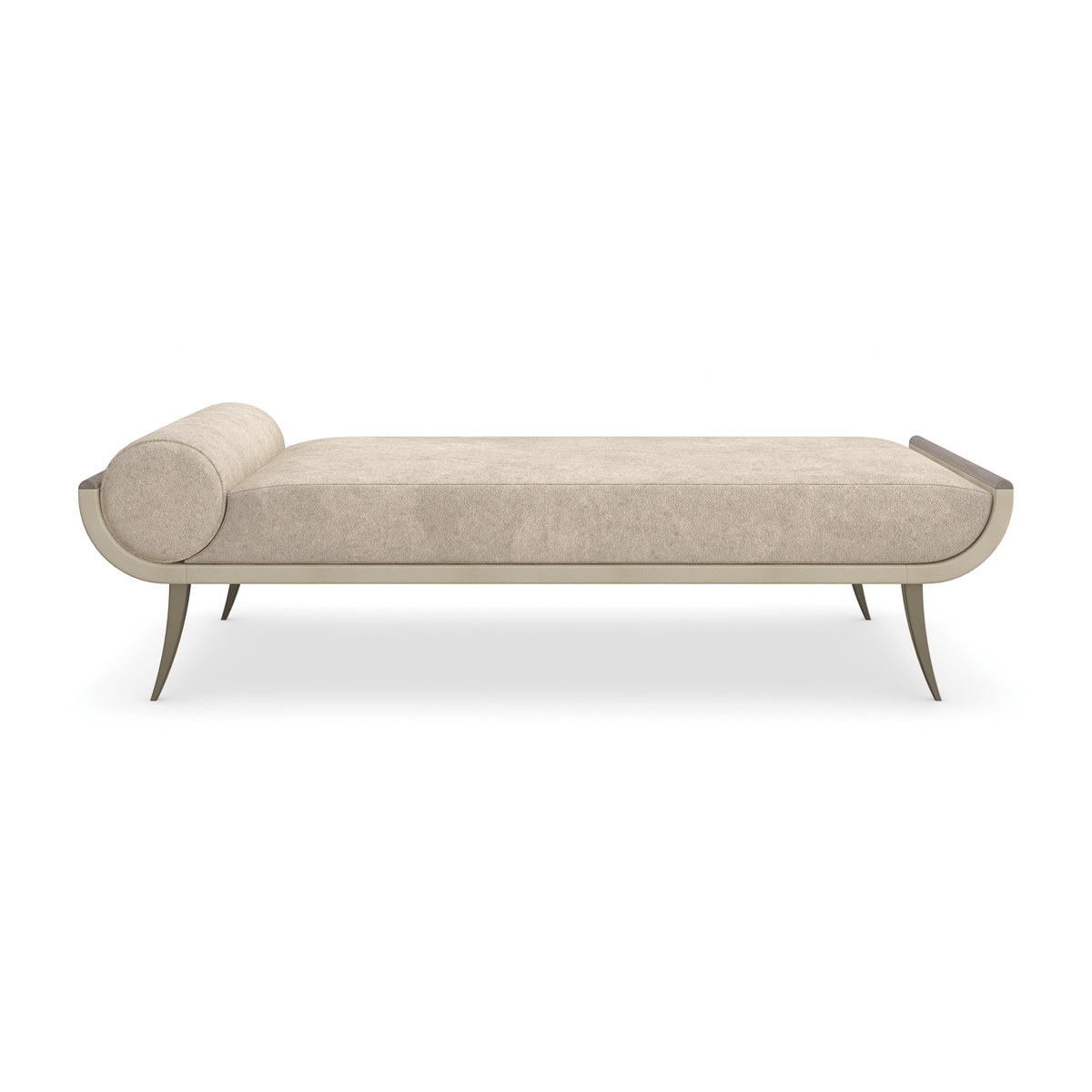 Caracole Nice Chaise – front view – Lusso Furniture Miami
