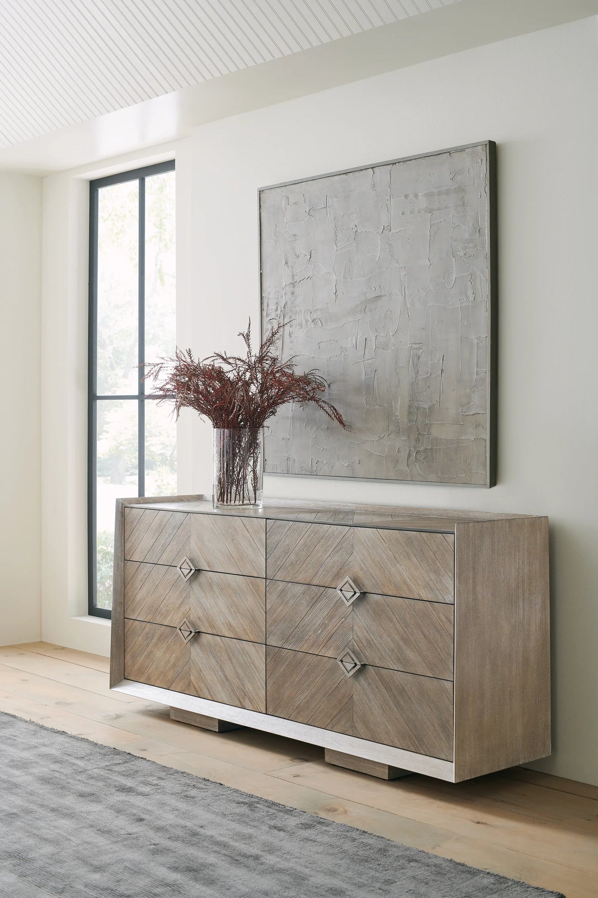 Caracole Naturally Dresser – detail – Lusso Furniture Miami