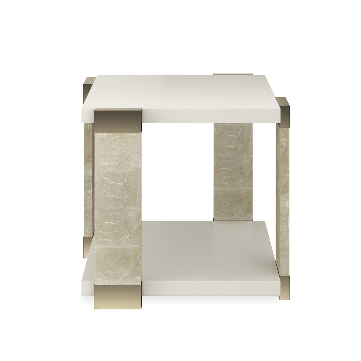 Caracole I'll Take the Corner End Table – front view – Lusso Furniture Miami