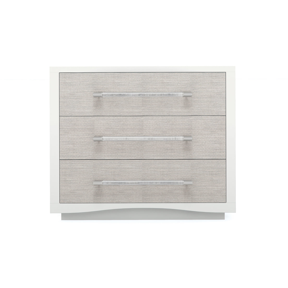 Caracole A Clear Touch Nightstand – front view – Lusso Furniture Miami