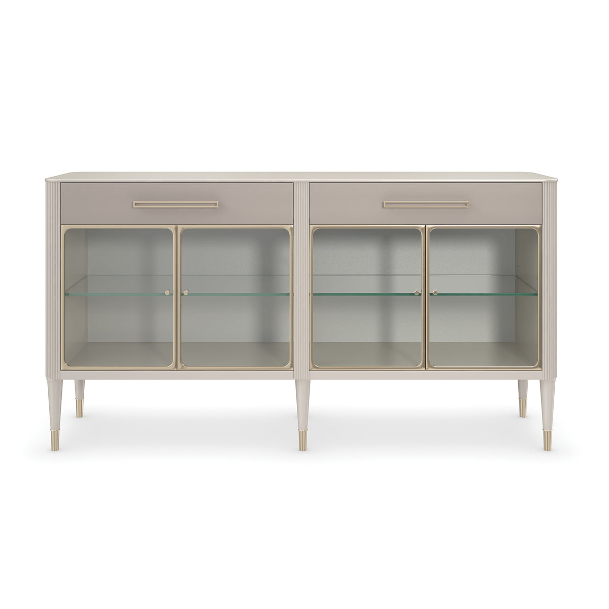 Caracole Love Interest Cabinet – front view – Lusso Furniture Miami