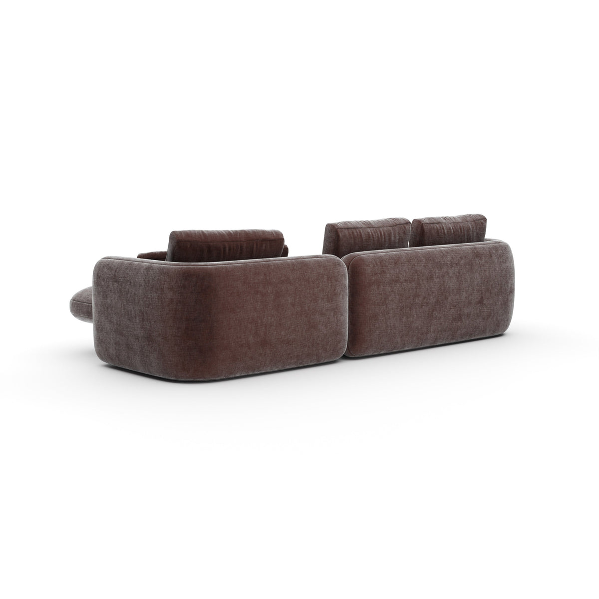 Caracole Overlap Sectional – view 17 – Lusso Furniture Miami