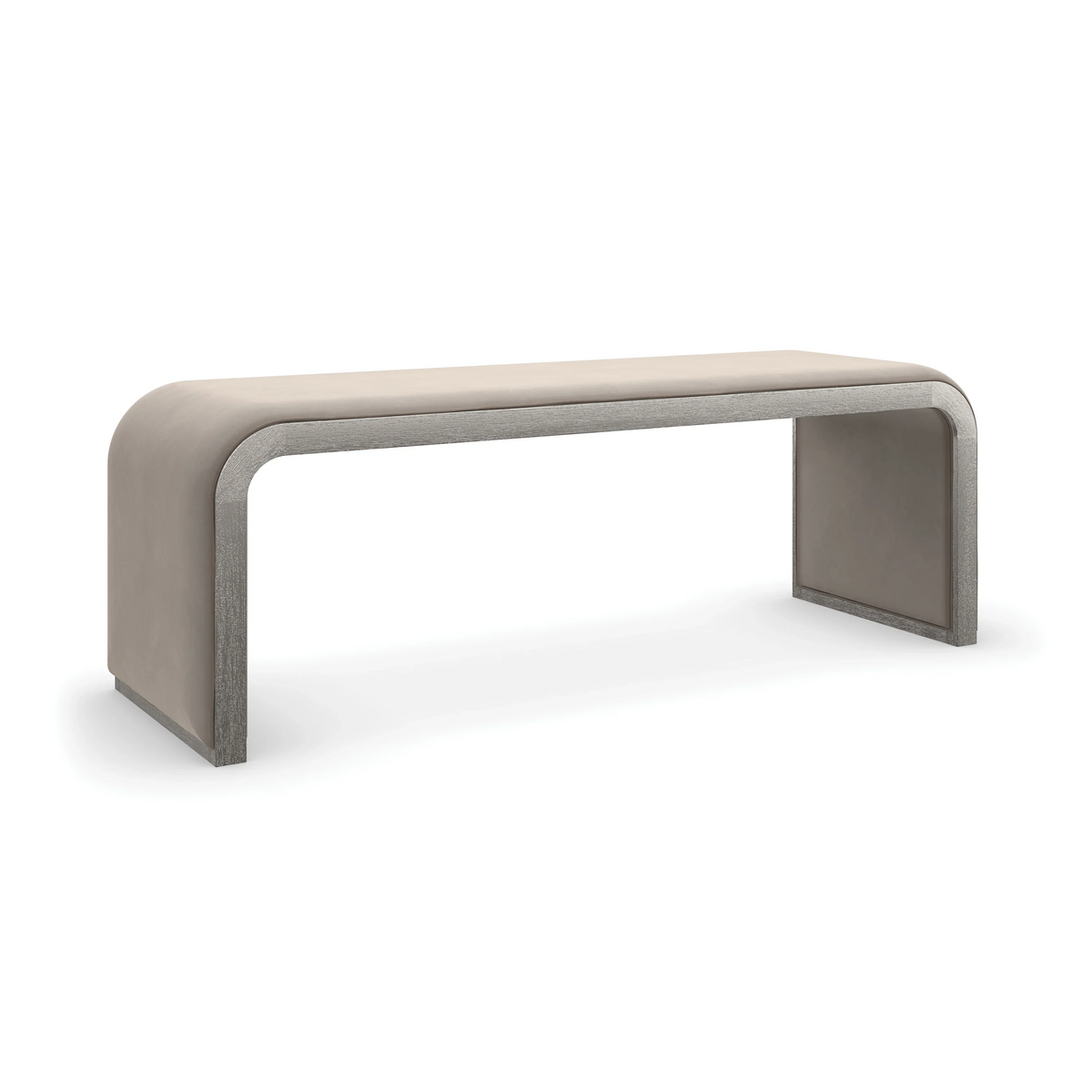 Caracole Traverse Bench – side view – Lusso Furniture Miami