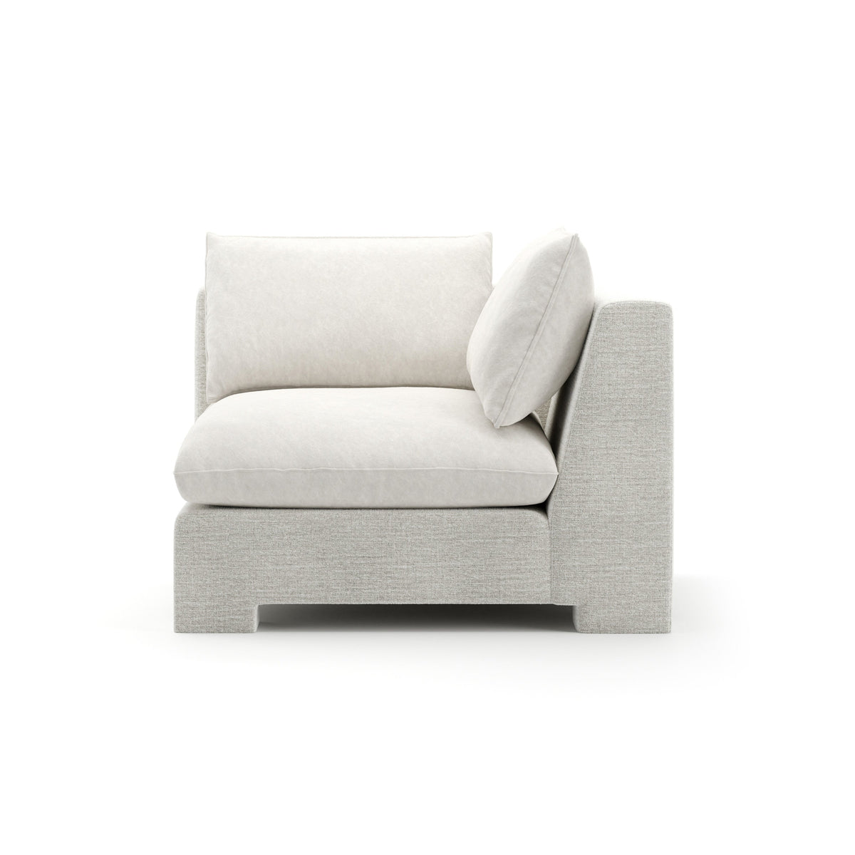 Caracole Devon Sectional Components – front view – Lusso Furniture Miami